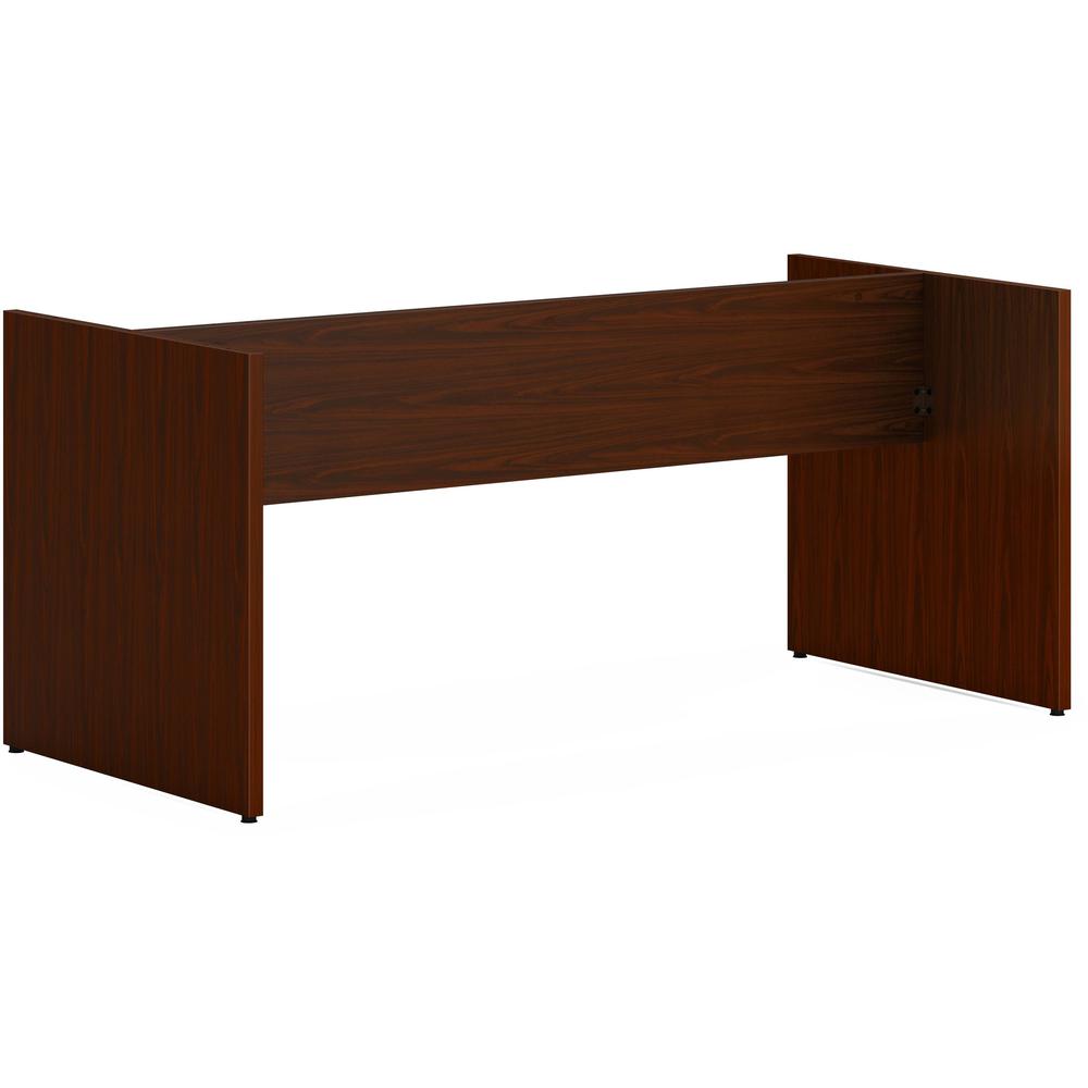 HON Mod HLPLTBL96BASE Conference Table Base - Finish: Traditional Mahogany. Picture 1