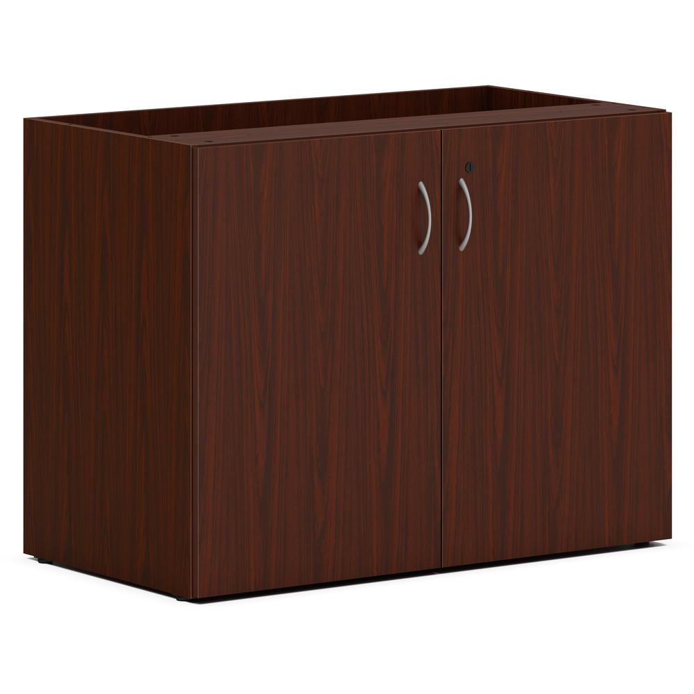 HON Mod HLPLSC3620 Storage Cabinet - 36" x 20"29" - 2 Door(s) - Finish: Traditional Mahogany. Picture 1