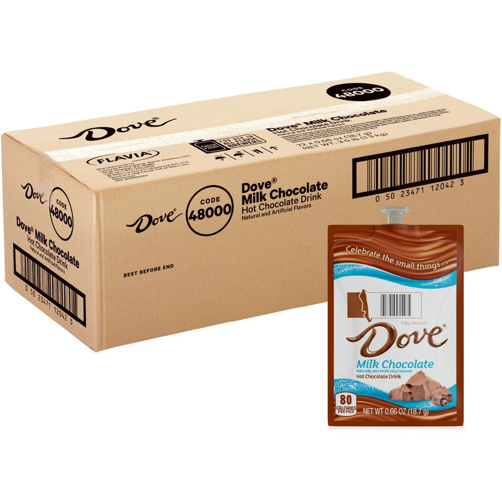 Dove Dove Hot Chocolate - 72 / Carton. Picture 1
