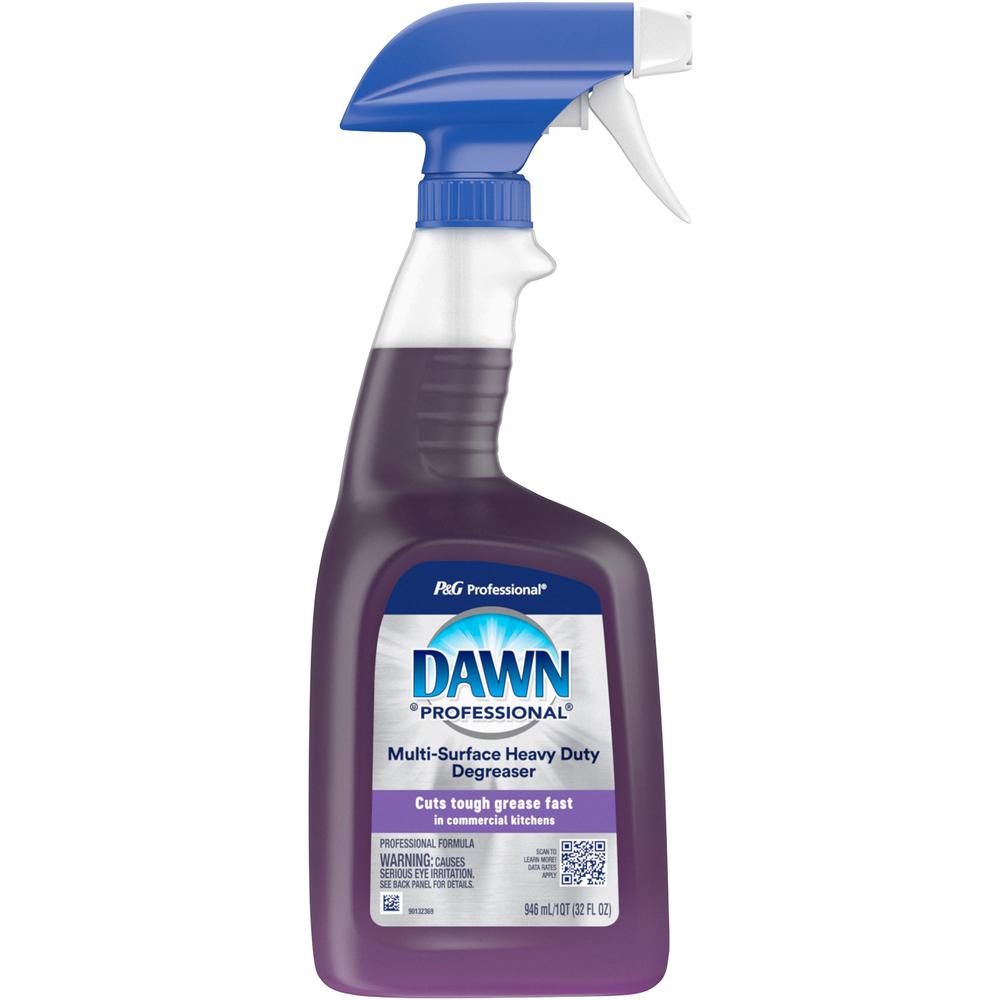 Dawn Pro Heavy-Duty Degreaser Spray - Ready-To-Use Spray - 32 fl oz (1 quart) - 6 Unit - Blue. Picture 1