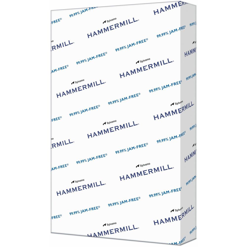 Hammermill Copy Plus Paper - White - 92 Brightness - Legal - 8 1/2" x 14" - 20 lb Basis Weight - 30 / Pallet - Sustainable Forestry Initiative (SFI) - Acid-free, Quick Drying - White. Picture 1