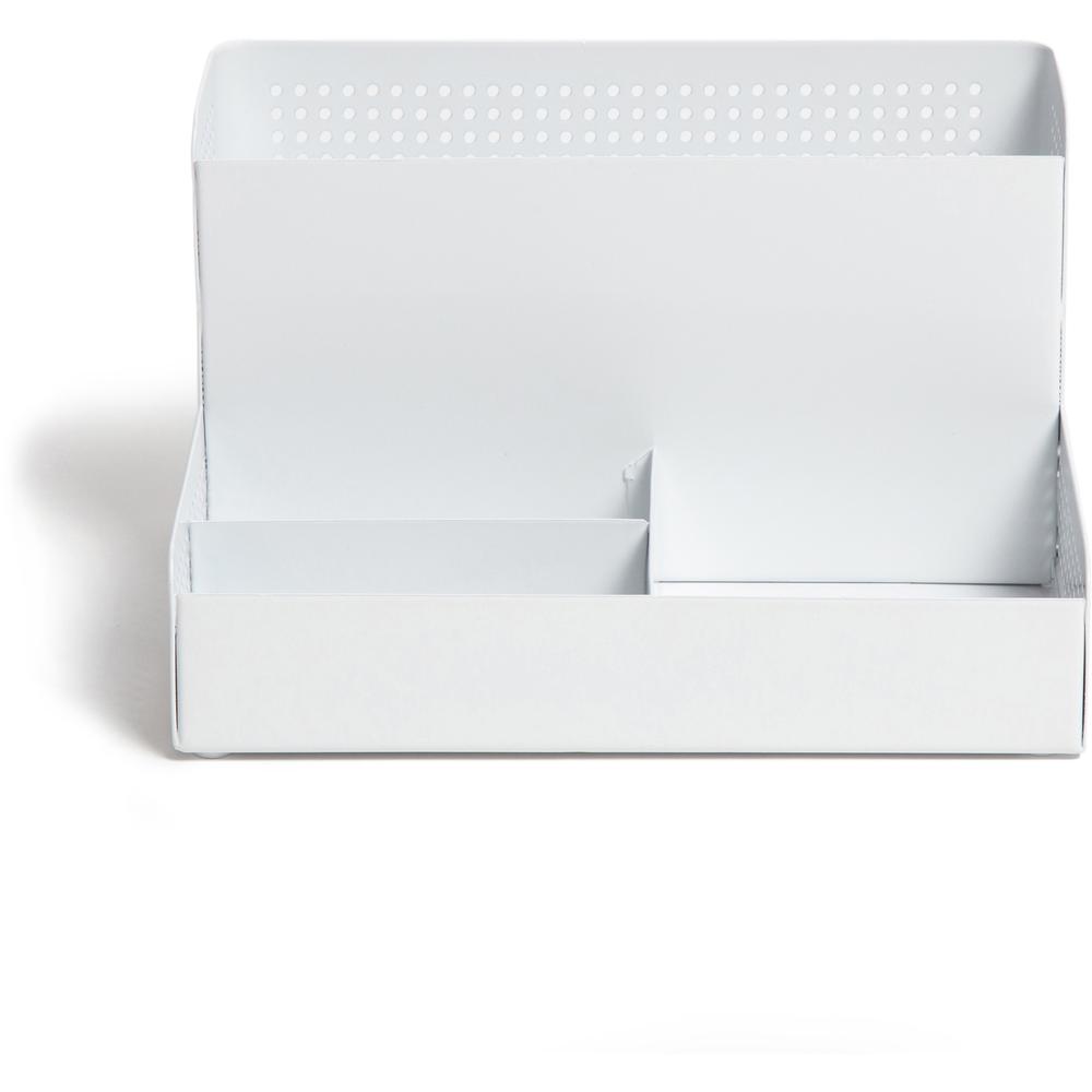 U Brands Perforated All-in-One Desktop Organizer - 4 Compartment(s) - Compact - Metal - 1 Each. Picture 1