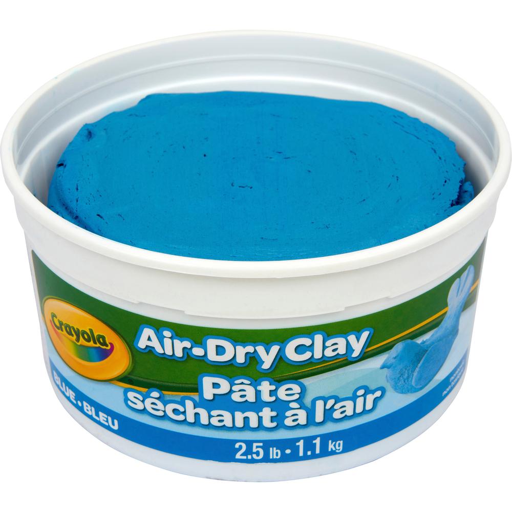 Crayola Air-Dry Clay - Art, Classroom, Art Room - 1 Each - Blue. Picture 1