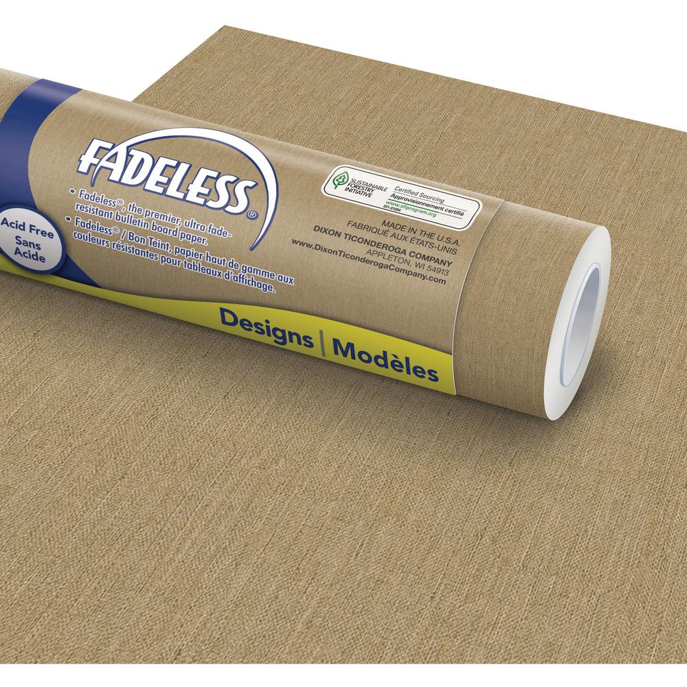 Fadeless Bulletin Board Paper Rolls - Bulletin Board, Classroom, Fun and Learning, File Cabinet, Door, Display, Paper Sculpture, Table Skirting, Party, Home Project, Office Project, ... - 48"Width x 5. Picture 1