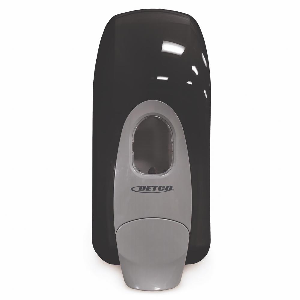 Betco Clario Manual Skin Care Foam Dispenser - Manual - 1.06 quart Capacity - Hygienic, Site Window, Durable - Black - 12 / Carton. Picture 1
