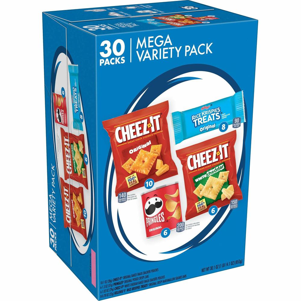 Kellogg's Snacks Mega Variety Pack - Assorted - 1.88 lb - 30 / Box. Picture 1