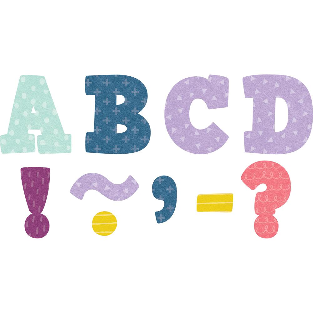 Teacher Created Resources Oh Happy Day Magnetic Letters - Fun Theme/Subject - Magnetic - 3" Length - Multi - 1 Pack. Picture 1