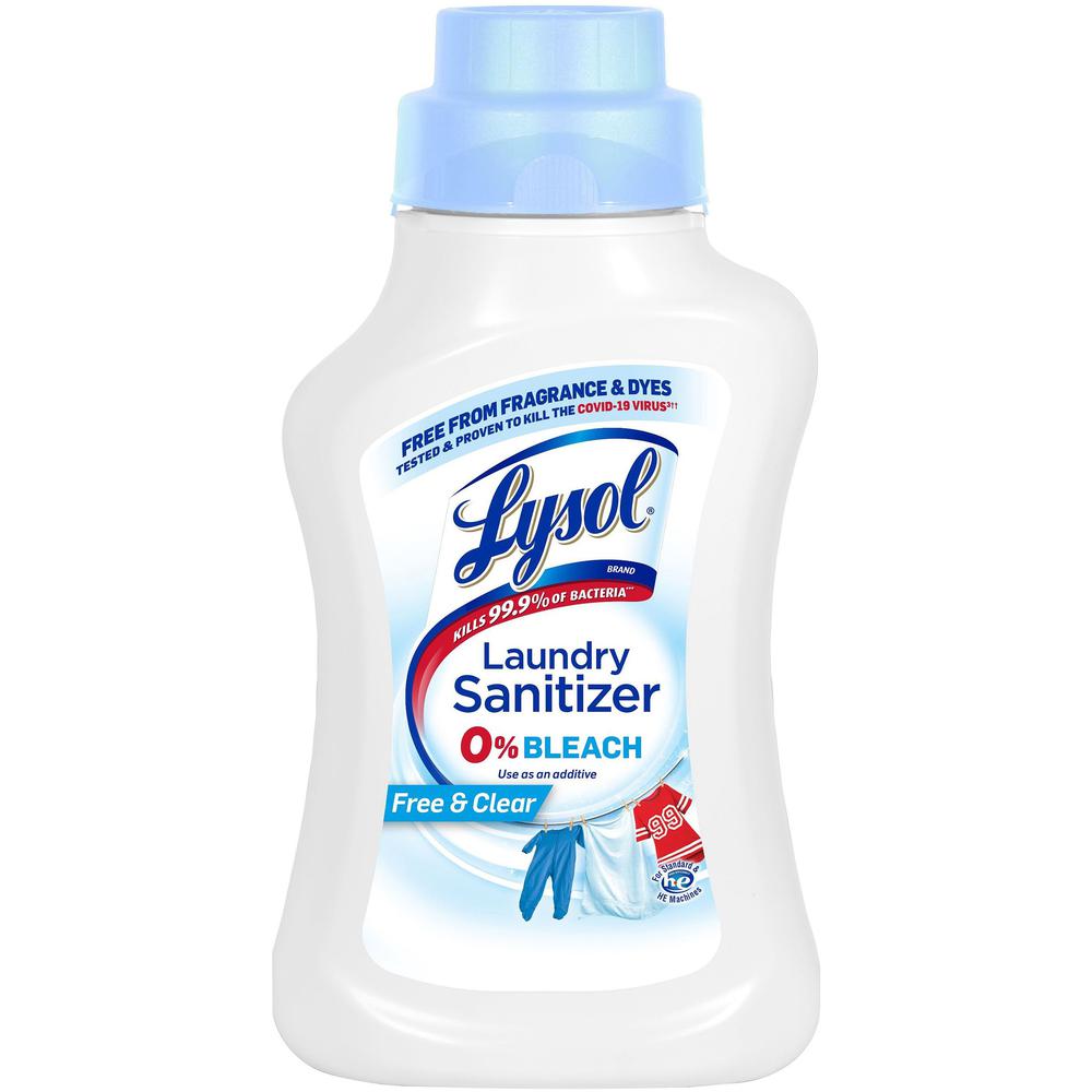 Lysol Linen Laundry Sanitizer - 41 fl oz (1.3 quart) - Linen Scent - 1 Each - Fragrance-free, Dye-free, Chlorine-free - Multi. Picture 1