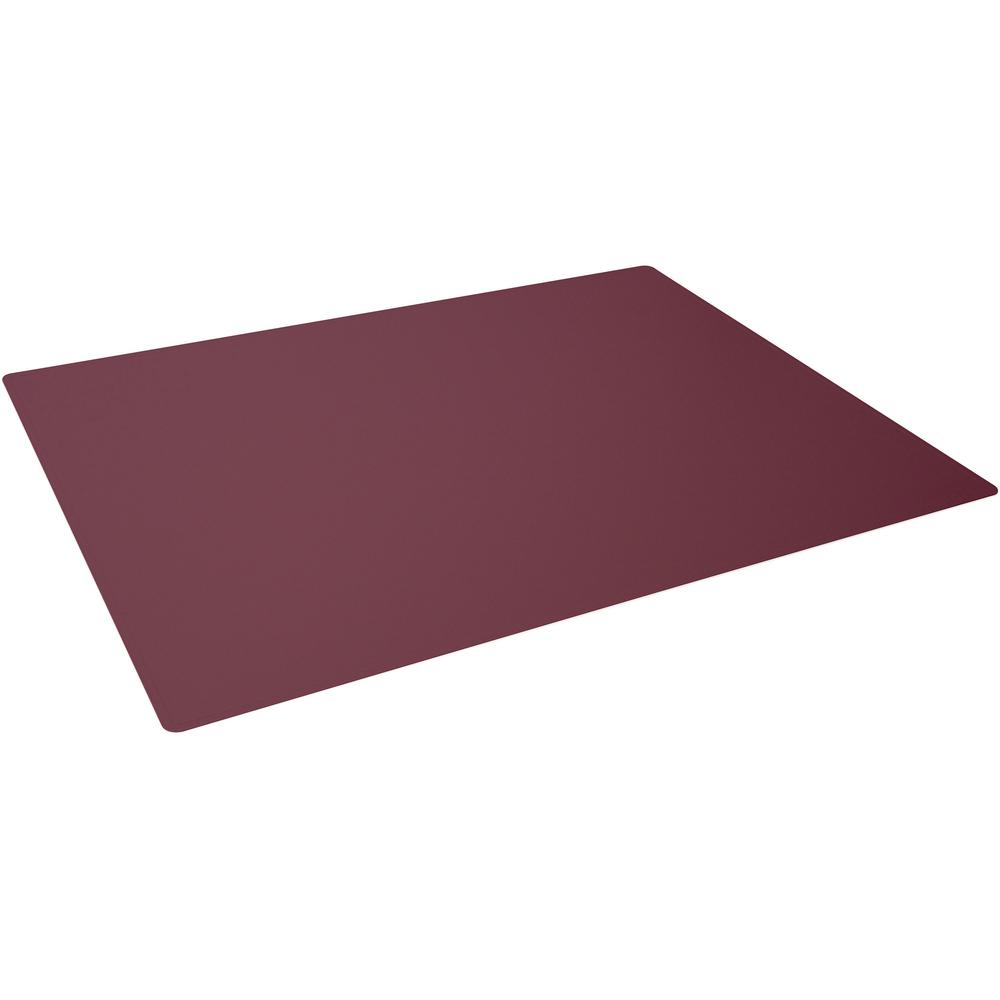 DURABLE Contoured Edge Desk Mat - Office - 19.69" Length x 25.59" Width - Rectangular - Polypropylene, Plastic - Red - 5 / Pack. Picture 1