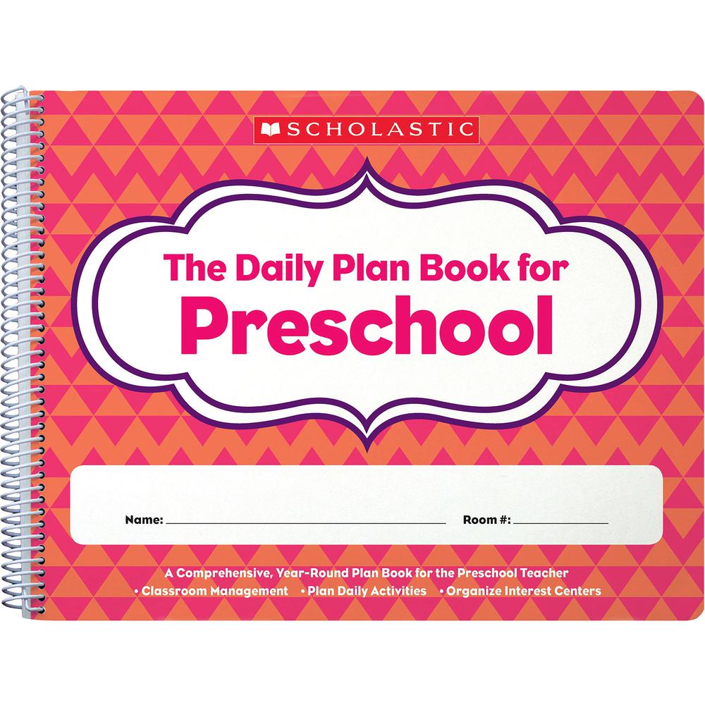 Scholastic Daily Plan Book for Preschool - Academic - Natural - 1 Each. Picture 1