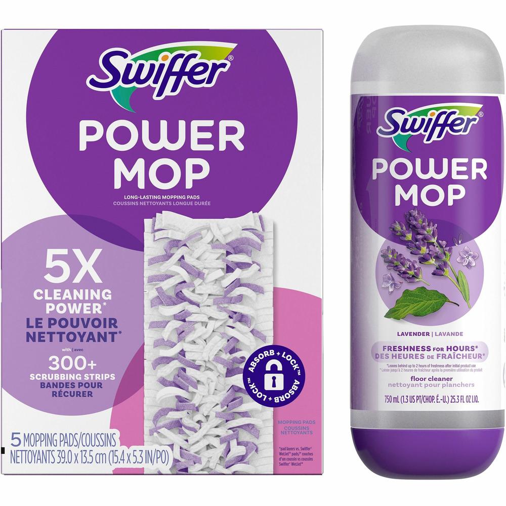 Swiffer PowerMop Refill Pack - Purple. Picture 1