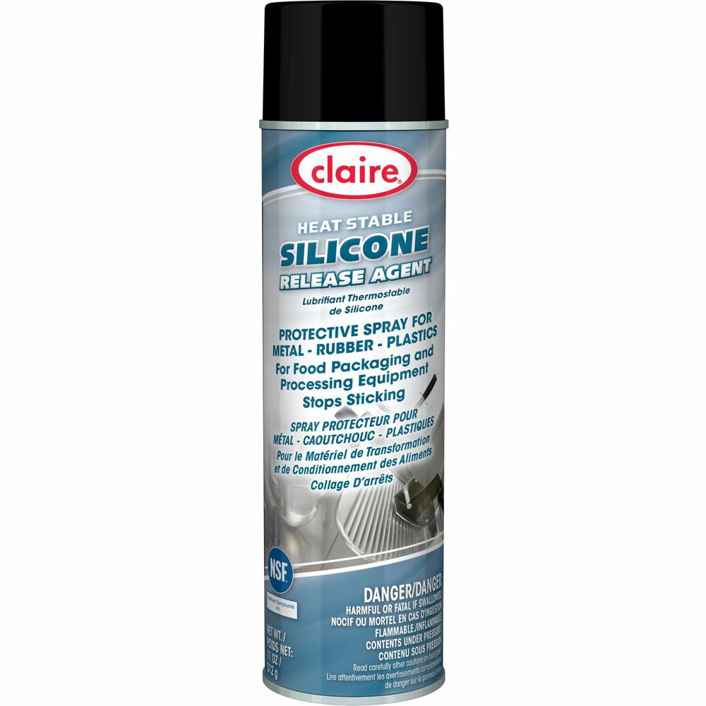 Claire Heat Stable Silicone Release Agent - 11 fl oz (0.3 quart) - Mild Petroleum Scent - 1 Each - Water Repellent, Non-staining, Wax-free, Water Proof, Anti-corrosive, Non-sticky. Picture 1