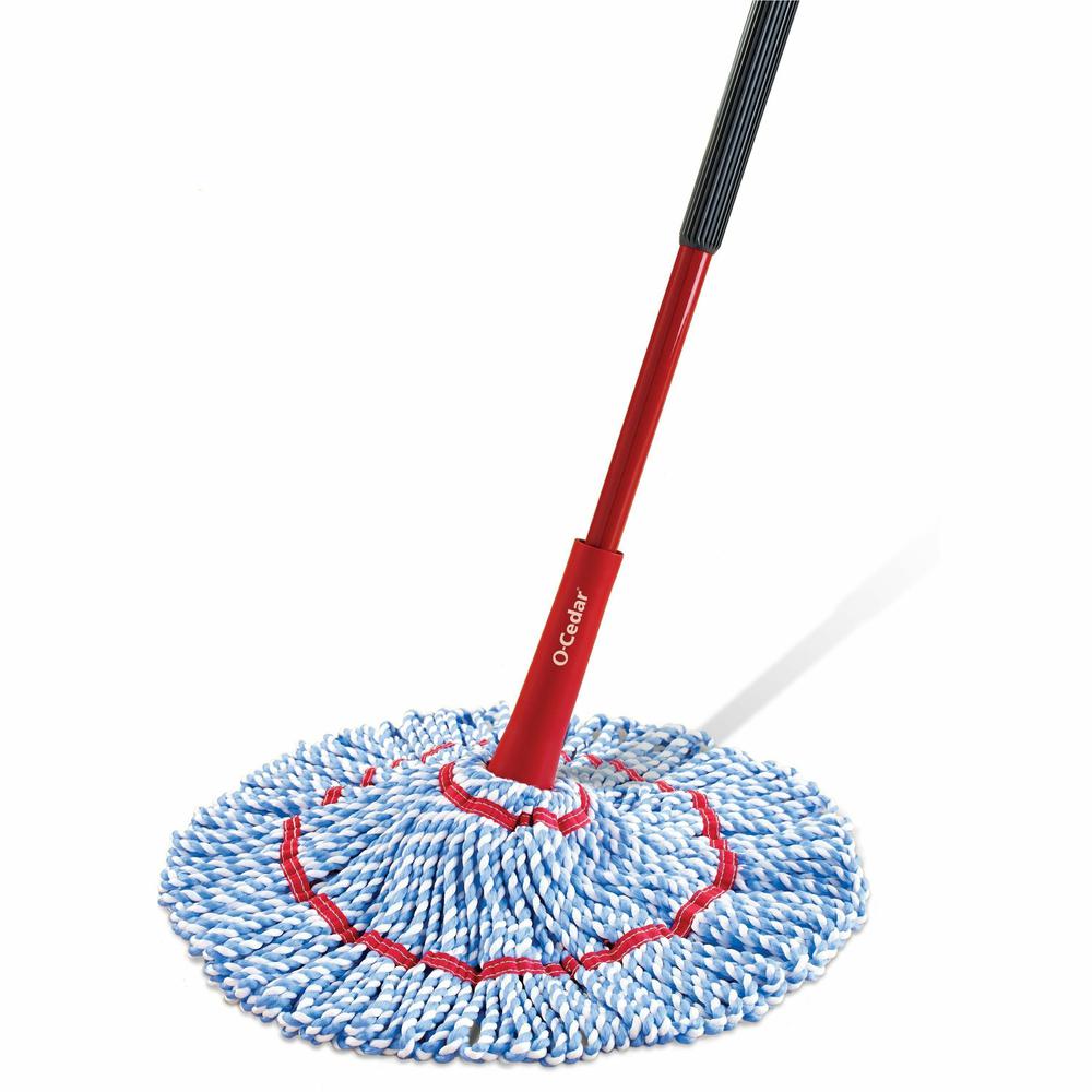 O-Cedar MicroTwist MAX Microfiber Mop - MicroFiber Head - Absorbent, Reusable, Machine Washable, Easy to Use, Comfortable Grip, Refillable - 1 Each - Multi. Picture 1