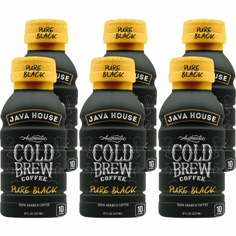 Splenda Cold Brew Colombian Black Coffee Bottles - 8 fl oz - 6 / Box. Picture 1