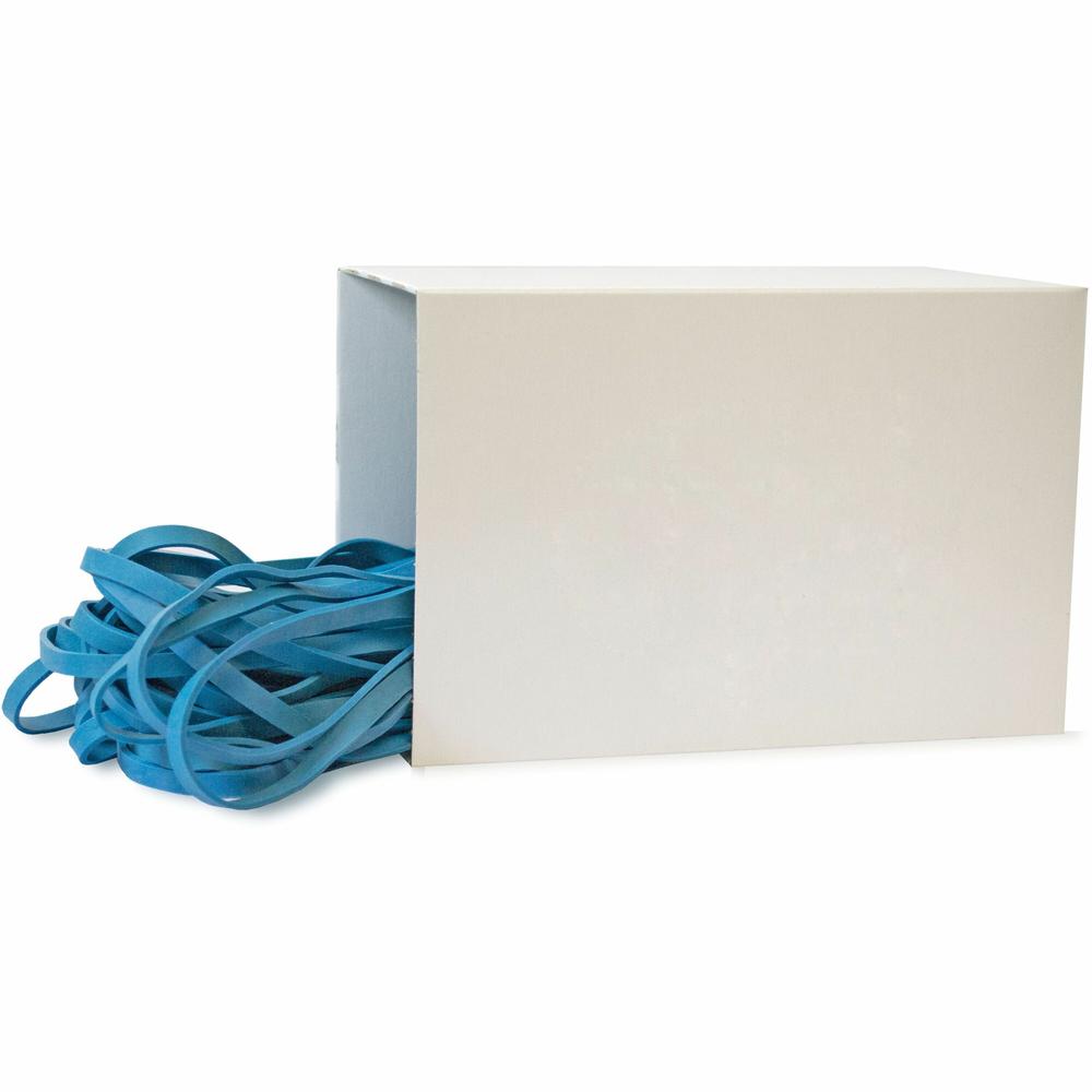 Alliance Rubber 07818 SuperSize Bands - Large 17" Heavy Duty Latex Rubber Bands - For Oversized Jobs - Blue - Approx. 50 Bands in Box. Picture 1