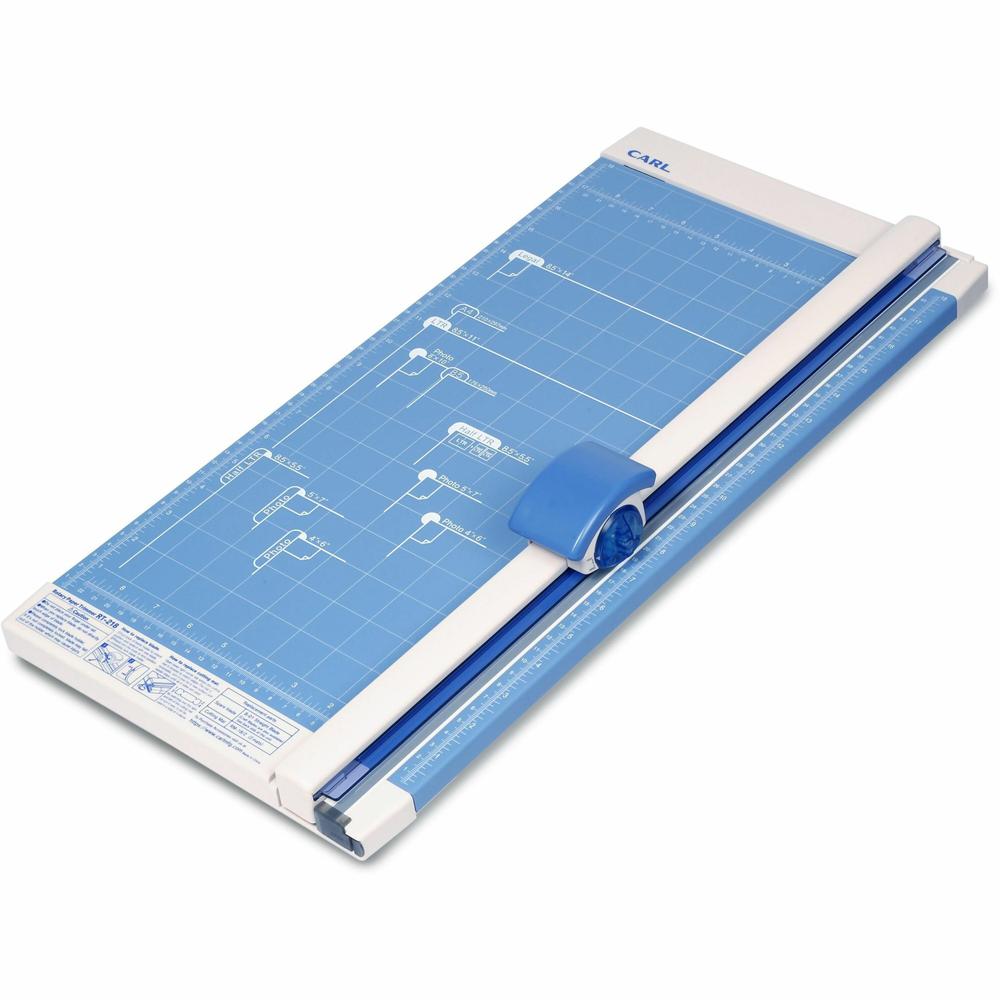 CARL 18" Professional Paper Trimmer - Cuts 10Sheet - 18" Cutting Length - Straight Cutting - 0.8" Height x 10.3" Width x 18" Depth - White. Picture 1