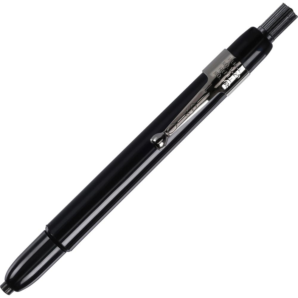 Listo Marking Pencils - Refillable - Black Lead - Black Barrel - 1 Dozen. Picture 1