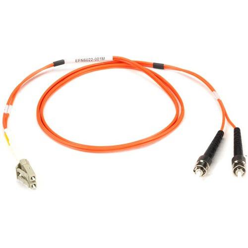Black Box Fiber Optic Duplex Patch Cable - ST Male - LC Male - 6.56ft. Picture 1