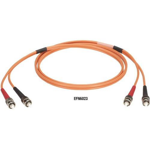 Black Box Fiber Optic Duplex Patch Cable - ST Male - ST Male - 3.28ft. Picture 1