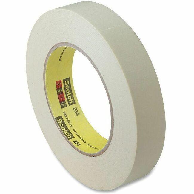 Scotch General-Purpose Masking Tape - 60 yd Length x 1" Width - 5.9 mil Thickness - 3" Core - Rubber Backing - For Multipurpose - 1 / Roll - Tan. Picture 1