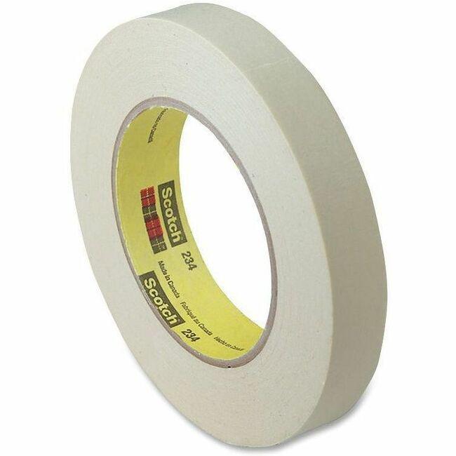 Scotch General-Purpose Masking Tape - 60 yd Length x 0.75" Width - 5.9 mil Thickness - 3" Core - Rubber Backing - For Multipurpose - 1 / Roll - Tan. Picture 1