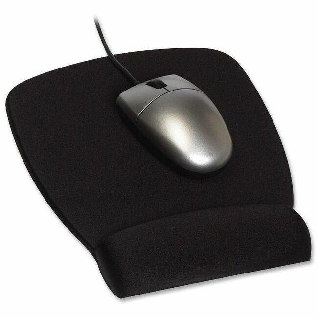 3M Nonskid Mouse Pad - 8.50" x 6.75" x 0.75" Dimension - Black - Foam - 1 Pack. Picture 1