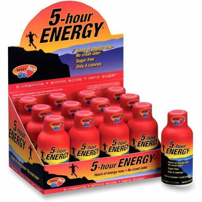 5-Hour Energy Berry Flavored Drink - 2 fl oz (59 mL) - 12 / Pack. Picture 1
