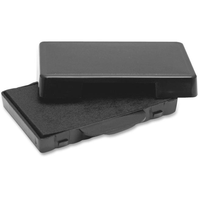 Trodat E4850L Replacement Ink Pad - 1 Each - Black Ink - Plastic. Picture 1