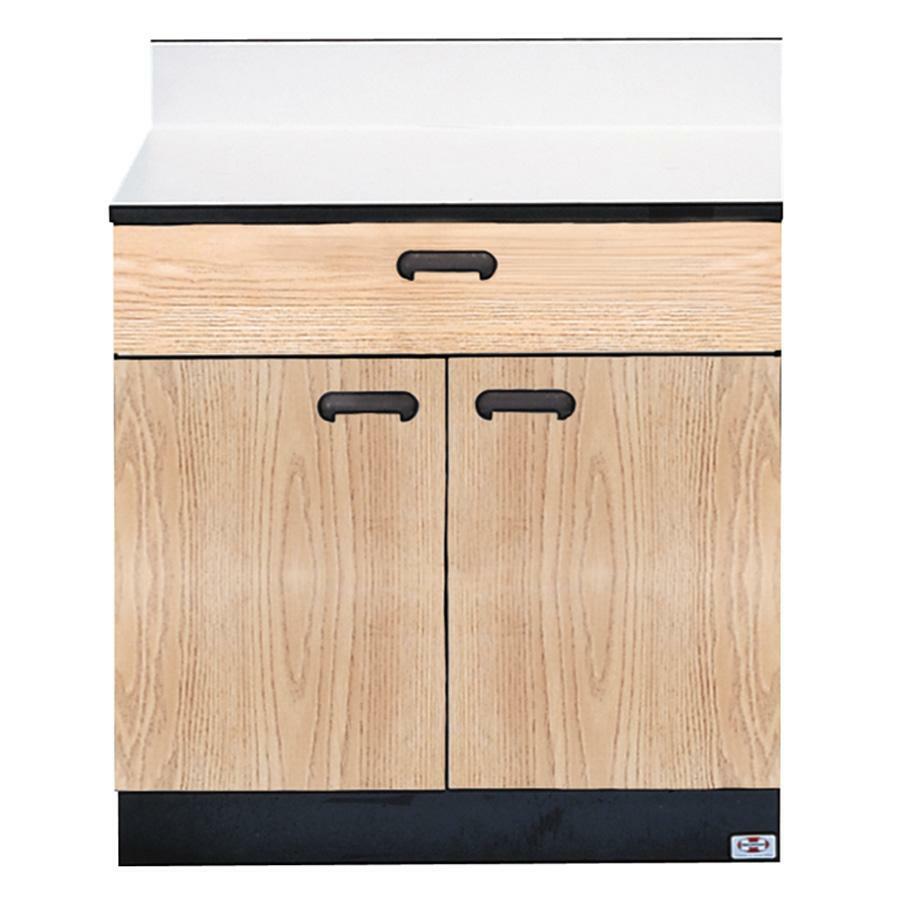 Hausmann 8728-346 Treatment Cabinet - 1-Drawer - 16" x 30" x 30" - 1 x Shelf(ves) - 1 x Drawer(s) - Oak. Picture 1