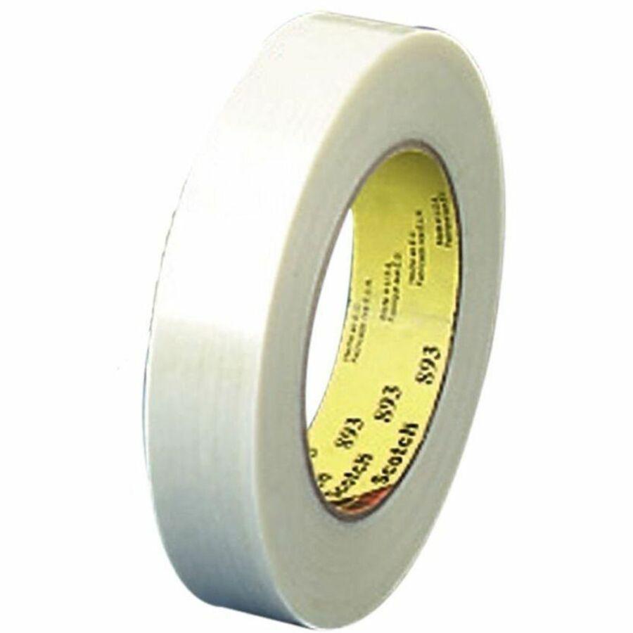 Scotch General-Purpose Filament Tape - 60 yd Length x 0.75" Width - 6 mil Thickness - 3" Core - Synthetic Rubber - Glass Yarn Backing - Tear Resistant, Split Resistant, Curl Resistant, Moisture Resist. Picture 1
