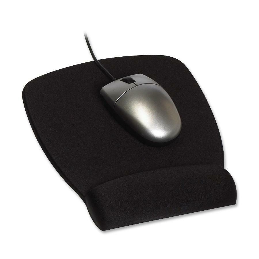 3M Nonskid Mouse Pad - 8.50" x 6.75" x 0.75" Dimension - Black - Foam - 1 Pack. The main picture.