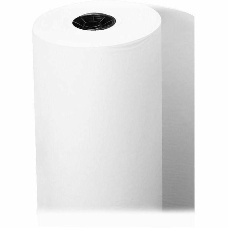 Sparco Art Project Paper Roll - Craft - 1000 ft x 36" - 50 lb Basis Weight - 1 Roll - White. Picture 1