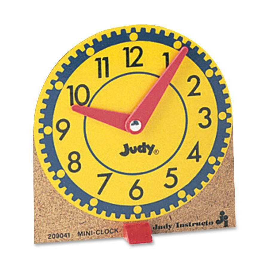 Carson Dellosa Education Mini Judy Clocks - Theme/Subject: Learning - Skill Learning: Time - 3 Year - Multi. Picture 1