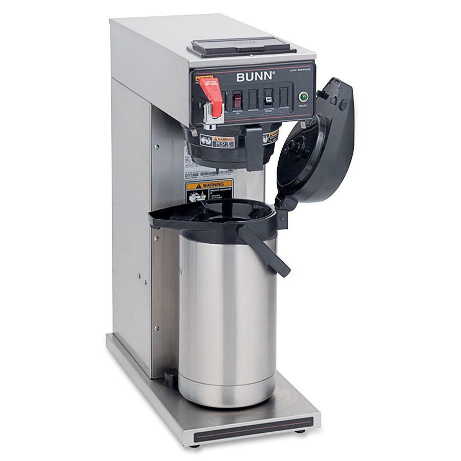 BUNN Airpot Coffee Brewer - 1370 W - 1 Cup(s) - Single-serve - Timer - Stainless Steel. Picture 1