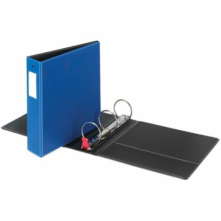 Cardinal Label Holder Round Ring Binder - 3" Binder Capacity - Letter - 8 1/2" x 11" Sheet Size - 575 Sheet Capacity - 1 1/2" Spine Width - 3 x Round Ring Fastener(s) - 2 Inside Front & Back Pocket(s). The main picture.