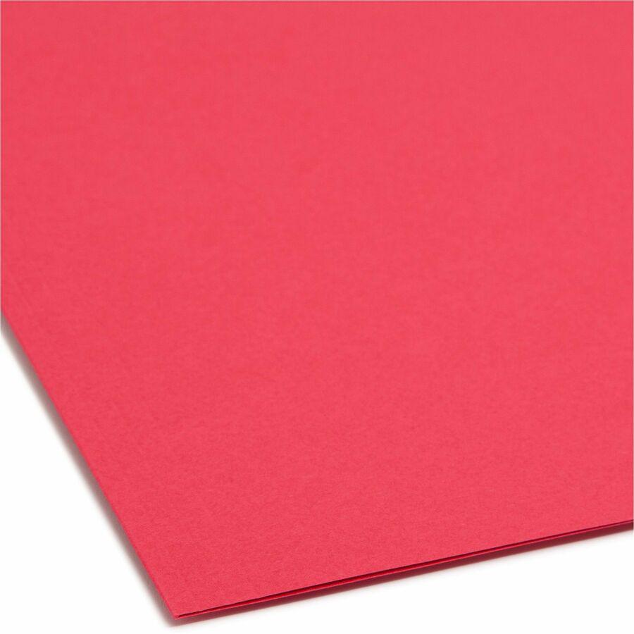 Smead Colored 1/3 Tab Cut Legal Recycled Fastener Folder - 8 1/2" x 14" - 3/4" Expansion - 2 x 2K Fastener(s) - 2" Fastener Capacity for Folder - Top Tab Location - Assorted Position Tab Position - Re. Picture 4