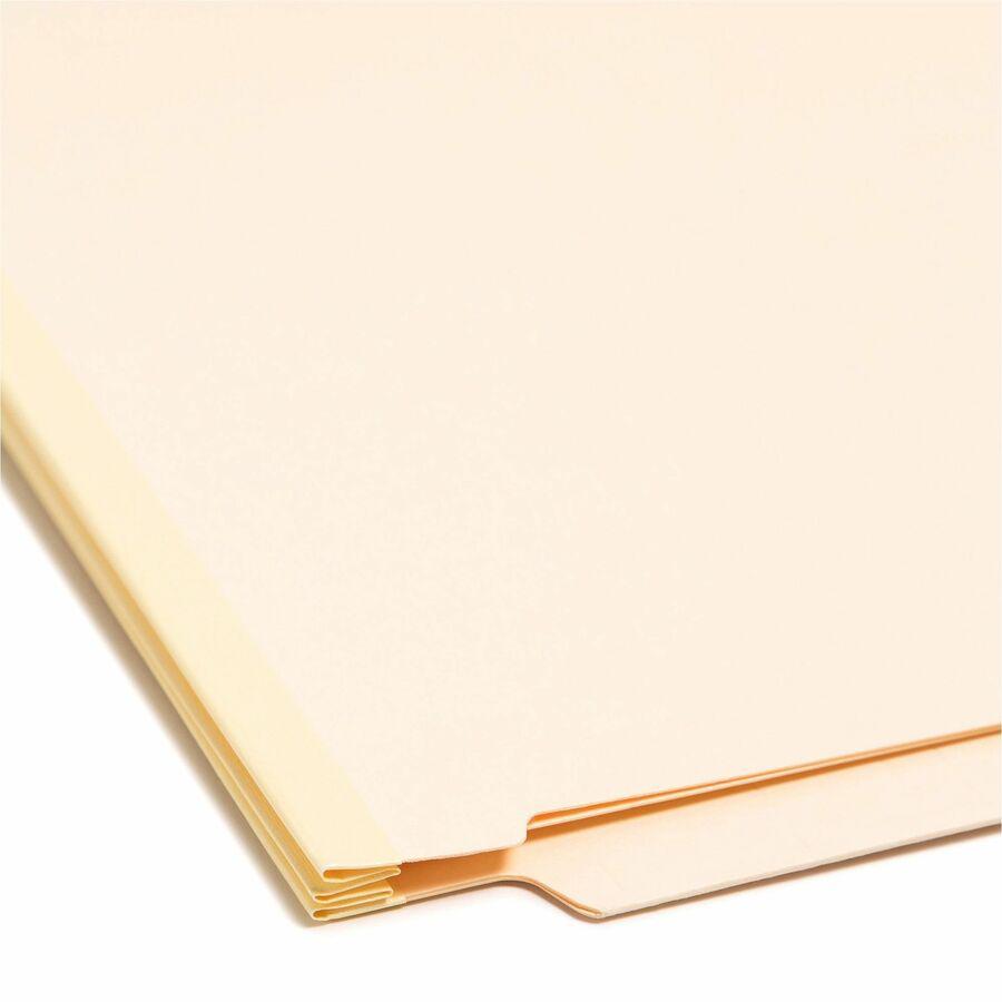 Smead Letter Recycled Classification Folder - 8 1/2" x 11" - 2" Expansion - 2 x 2B Fastener(s) - 2" Fastener Capacity for Folder - End Tab Location - 1 Divider(s) - Pressboard - Manila - 10% Recycled . Picture 4