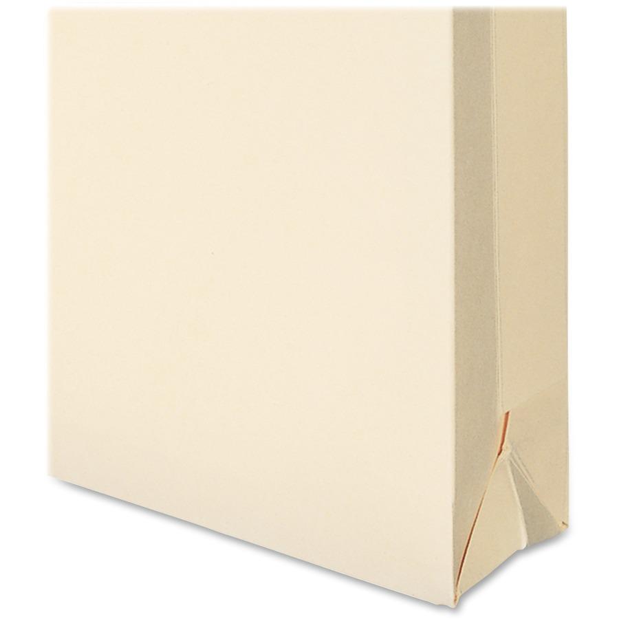 Smead Legal Recycled File Jacket - 8 1/2" x 14" - 1 1/2" Expansion - Manila - 10% Recycled - 50 / Box. Picture 4
