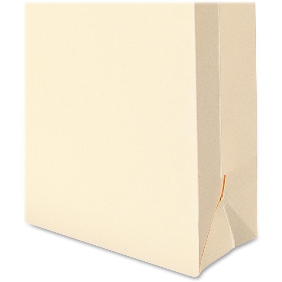 Smead Legal Recycled File Jacket - 8 1/2" x 14" - 2" Expansion - Manila - 10% Recycled - 50 / Box. Picture 4