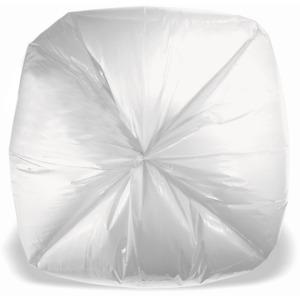 Genuine Joe Low Density White Can Liners - 45 gal Capacity - 40" Width x 46" Length - 0.90 mil (23 Micron) Thickness - Low Density - White - 100/Carton - Industrial Trash - Recycled. Picture 2