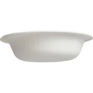 Solo Bare 12 oz Heavyweight Paper Bowls - Bare - Disposable - White - Paper Body - 125 / Pack. Picture 6