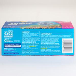 Ziploc&reg; Snack Size Storage Bags - 3.25" Width x 6.50" Length - Clear - Plastic - 90/Box - Snack, Fruit, Vegetables. Picture 3