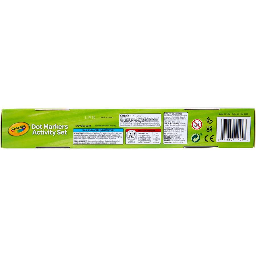 Crayola Washable Dot Marker Activity Set - Multi - 1 Kit. Picture 4