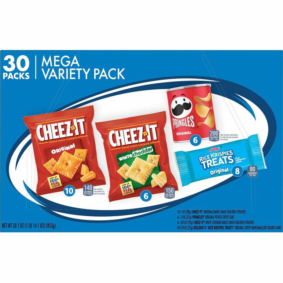 Kellogg's Snacks Mega Variety Pack - Assorted - 1.88 lb - 30 / Box. Picture 3