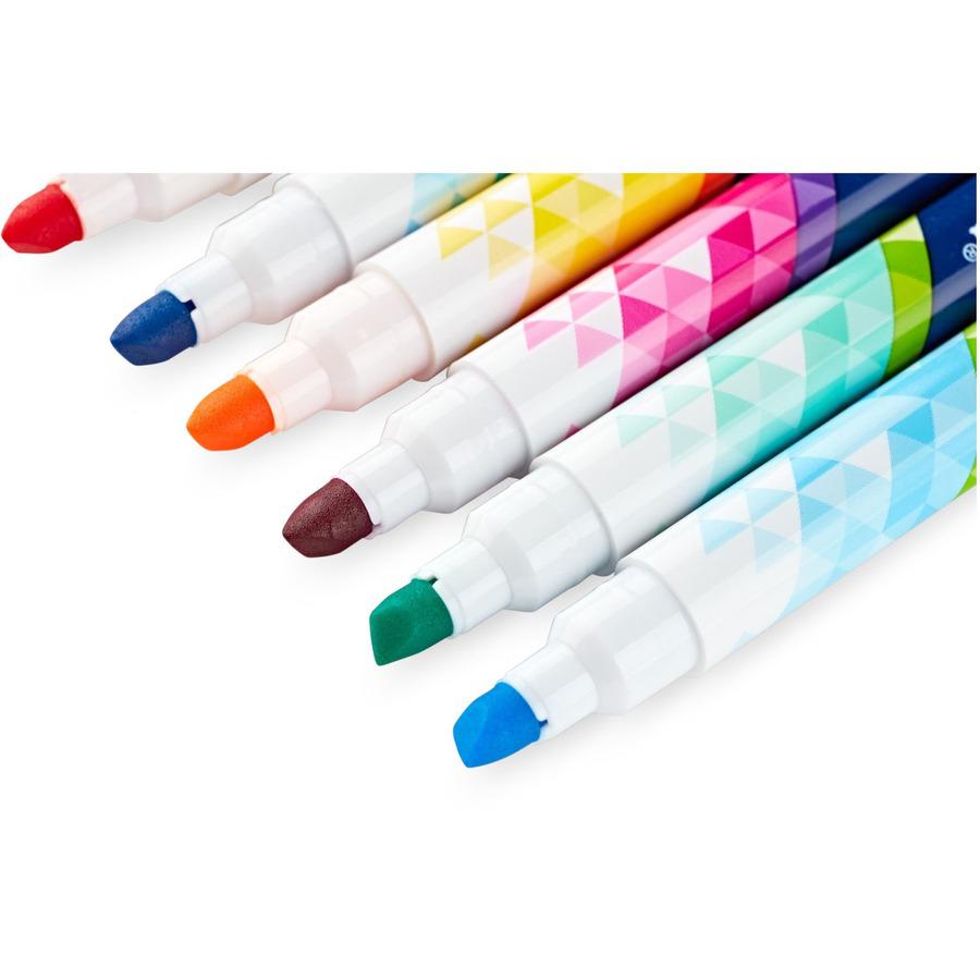 Crayola Color Change Doodle Markers - Chisel Marker Point Style - Multicolor - 8 / Pack. Picture 3