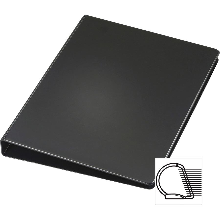 Cardinal Legal-size Slant-D Binders - 1" Binder Capacity - Legal - 8 1/2" x 14" Sheet Size - 240 Sheet Capacity - 5/8" Spine Width - 3 x D-Ring Fastener(s) - Vinyl - Black - 1.29 lb - Recycled - Label. Picture 2