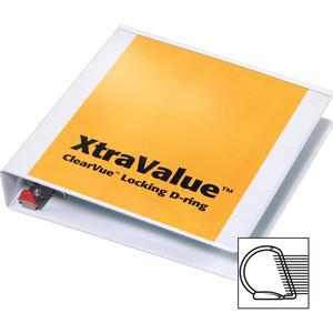 Cardinal Xtravalue Clearvue Locking D-Ring Binder - 1 1/2" Binder Capacity - Letter - 8 1/2" x 11" Sheet Size - 375 Sheet Capacity - 1 3/5" Spine Width - 3 x D-Ring Fastener(s) - 2 Inside Front & Back. Picture 8