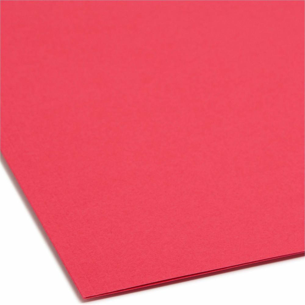 Smead Colored 1/3 Tab Cut Letter Recycled Fastener Folder - 8 1/2" x 11" - 3/4" Expansion - 2 x 2K Fastener(s) - 2" Fastener Capacity for Folder - Top Tab Location - Assorted Position Tab Position - R. Picture 3