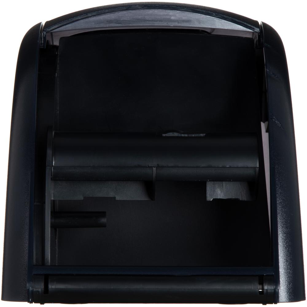 San Jamar Duett Standard Bath Tissue Dispenser - Roll Dispenser - 2 x Roll - 12.8" Height x 7.5" Width x 7" Depth - Plastic - Black Pearl - Compact, Impact Resistant, Lockable, Wall Mountable, Break R. Picture 4
