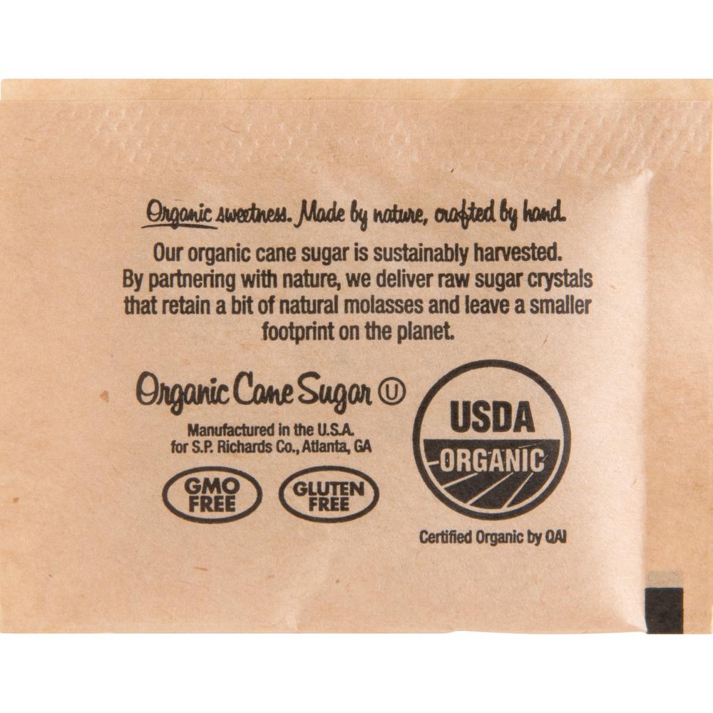 Genuine Joe Turbinado Natural Cane Sugar Packets - PacketCane Sugar Flavor - Natural Sweetener - 400/Carton. Picture 9